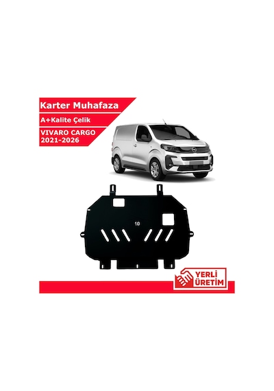 Opel Vivaro Cargo 2000cc 2021-2026 Çelik Karter Muhafaza Çelik Koruma Sacı A+ Kalite Yerli Üretim
