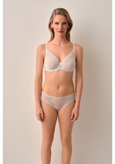 Suwen Cosmopolitan Dantelli Balenli Sütyen St4453609036 Ekru