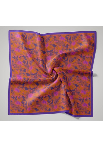 Silk Home Velora Eşarp 161001-34 Mor, Turuncu, Fuşya