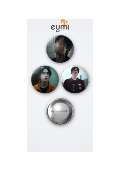 Weak Hero Class 2 K-draması Geum Seongje 3'lü Metal Rozet Seti 58mm İğneli Buton Çanta Yaka Rozeti Çok Renkli