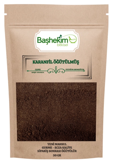 Karanfil Öğütülmüş Toz Sipariş Sonrası Taze Öğütülür Gurme Ecza Kalite 50 Gr