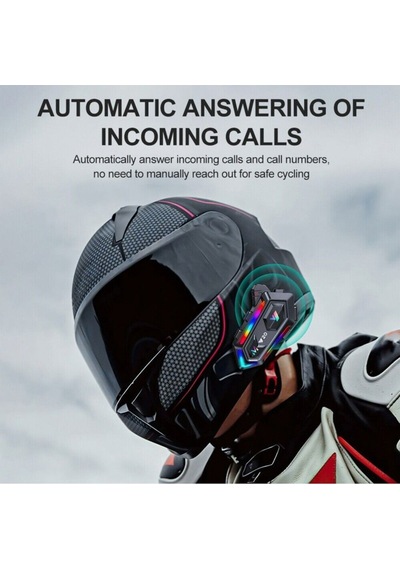 Motosiklet İntercom Kask Kulaklık Üniversal Tüm Kasklara Uygun Işıklı Mod Motor İnterkom Bluetooth 5