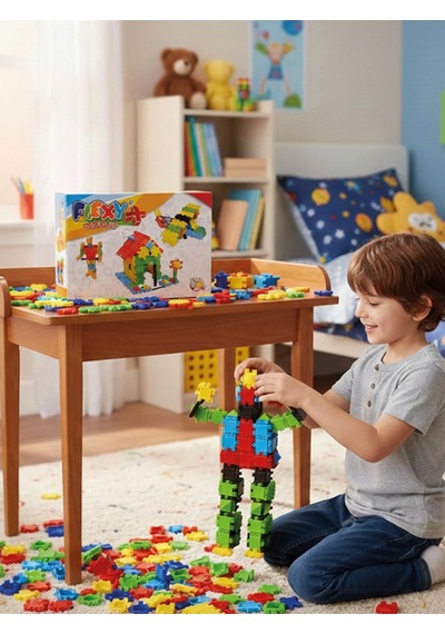 88 Parça Flexy Tangles Esnek Geometrik Şekilli Zeka Geliştiren Eğitici Yapı Oyuncak Seti