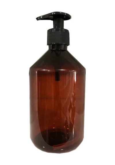 Amber Plastik Pompalı Şişe 250 Ml Geniş Ağızlı 28 Mm 20 Adet