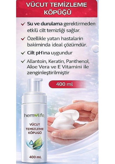 Hemolife Vücut Temizleme Köpüğü