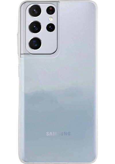 Samsung Galaxy S21 Ultra Uyumlu Şeffaf Silikon Kılıf Şeffaf