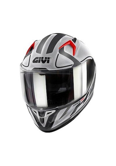 Givi 50.8 Racer Full Face Motosiklet Kaskı Siyah - Titanyum - Gri
