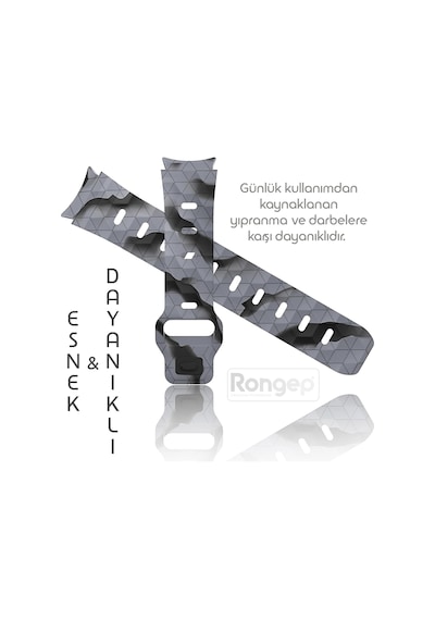 Rongep Sportif Football Pattern Loop 20mm Kordon İle Uyumlu Watch 7/6/5/4 Serisi İçin Watch 7 Kordon 40mm/44mm Watch 6/4 Classic 47/43/42mm Watch 5 Pro Uyumlu Kamuflaj Sku: Smg8690010098467