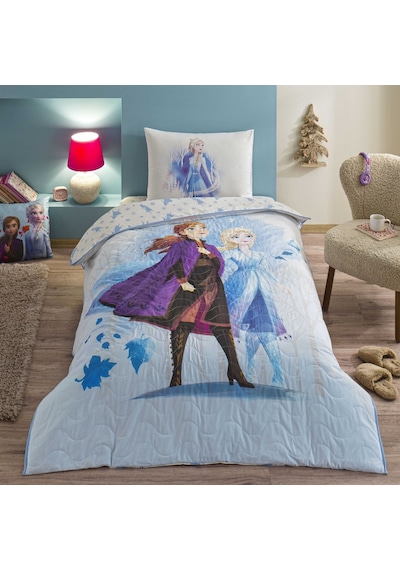 Taç Lisanslı Disney Frozen Sisters Tek Kişilik Pamuk Complete Set 000000001000049928 Çok Renkli