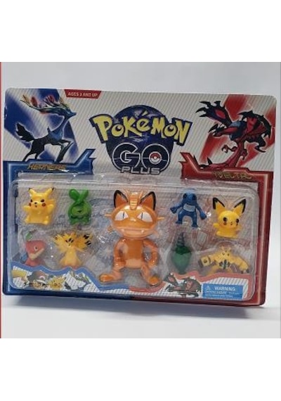 Pokemon Go Pikachu ve Arkadaşları 9 Lu Set supriz