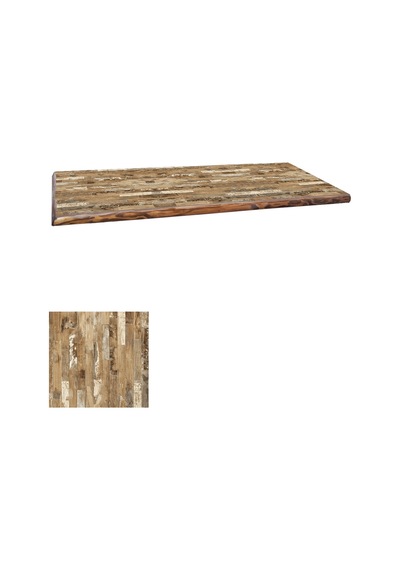 Laminat Masif Kenar Masa Tablası 80x140 - Maracaıbo Çok Renkli