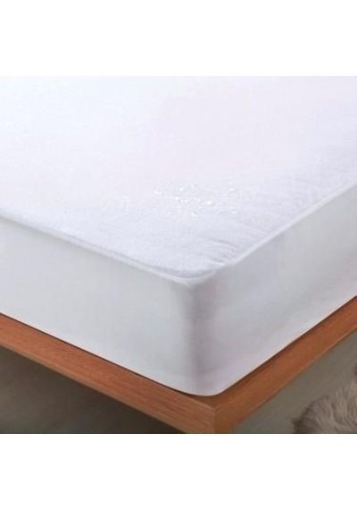 Royam Mevsim Pamuklu 120 X 200 Sıvı Geçirmez Yatak Koruyucu Fitted Alez Beyaz