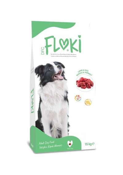 Floki Kuzulu Ve Pirinçli Yetişkin Köpek Maması 15 Kg