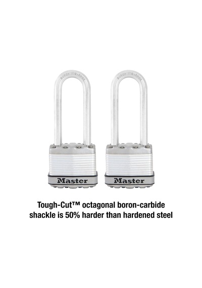 Master Lock M1xtlj Magnum Anahtarlı Ağır Hizmet Tipi Asma Kilit, 2'li Paket Anahtarlı-benzeri