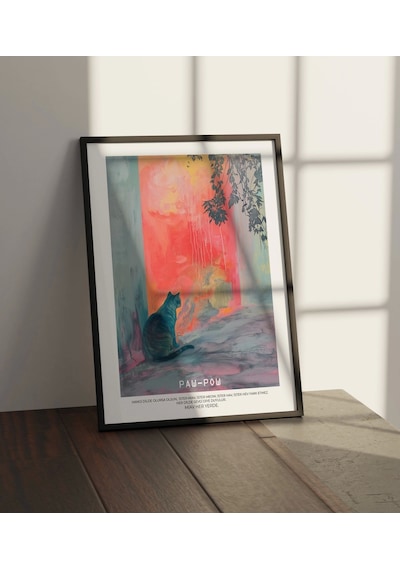 Paw-pow No:15 Art Print