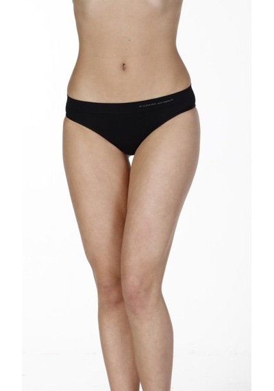 Form Angel 5201 Bayan Dikişsiz Bikini Slip Külot Siyah