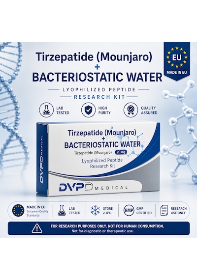 Dvpd Medical Tirzepatide 20 Mg + Bacteriostatic Water Research Kit