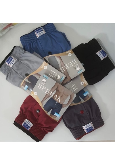 Erkek Boxer Penye 5'li Paket KARIŞIK RENK