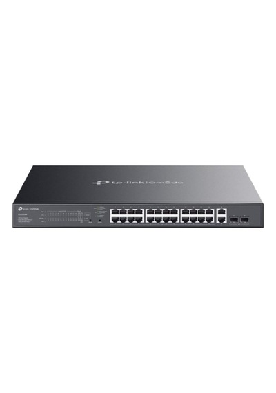 Tp-lınk Omada Es228gmp 24 Port Gıgabıt+ 2xgb Sfp+2xgb Rj45 Uplınk Cloud L2 Yönetilebilir 384w Poe Rackmount Swıtch-209742