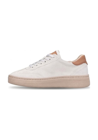 Elit Koc19433 Kadın Hakiki Deri Klasik Sneaker Beyaz Beyaz