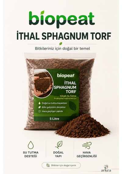 5 Litre İthal Torf Saksı Çiçekleri Ve İç Mekan Bitkileri İçin Bitki Yetiştirme Toprağı 1000