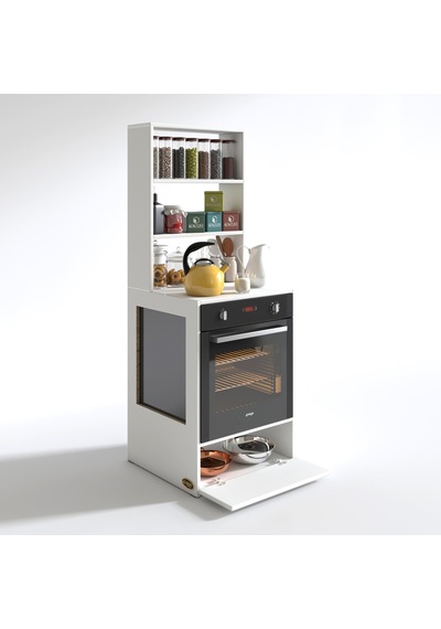 Kenzlife ankastre fırın dolabı hümeyra byz 165*60*56 mutfak kapak