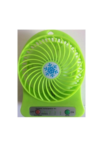 P Mini Şarjlı El Vantilatörü Yeşil /p