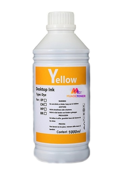 Colorful Toner Epson L1300 1 Litre Sarı Uyumlu Mürekkep