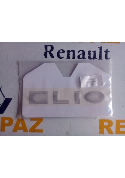 Renault Clio 4 Arka Bagaj Kapak Yazısı 908893003R - 908890688R