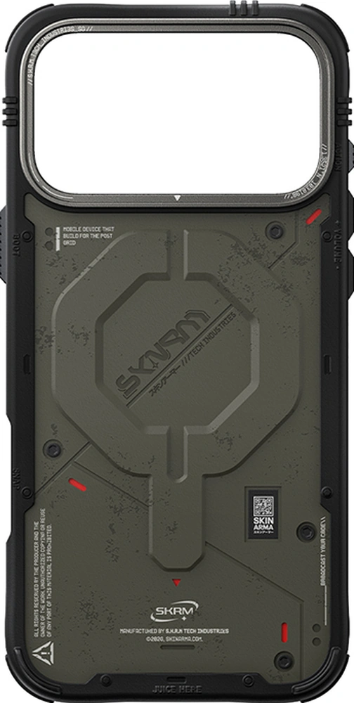 Apple Uyumlu iPhone 17 Pro Kılıf M-safe Şarj Özellikli Airbag Tasarımlı Skinarma Vigor Kapak Haki Haki