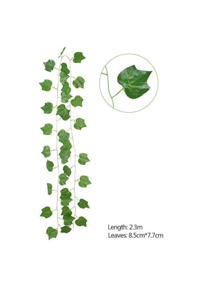 Yapay Sarmaşık Üzüm Yapraklı Yapay Çiçek Dekoru 230Cm (425162404)