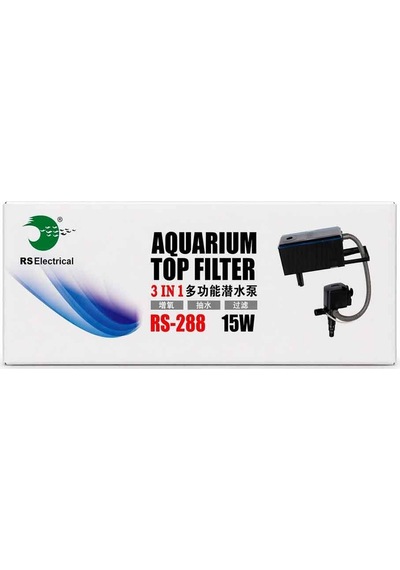 Rs 288 Akvaryum Tepe Filtre 1000 L/h 15 W