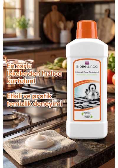 Mineralli Krem Temizleyici 4 Adet 700ml 1050gr 4'lü Set Diğer