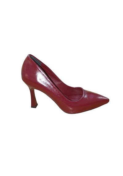 New Angel 820 Kadın Kadeh Ökçeli Stiletto Bordo Bordo