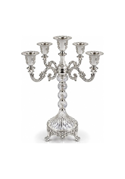 Kristal Şamdan Mumluk Alk6397 Çok Renkli