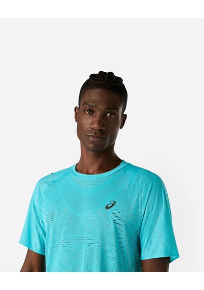 Asics Metarun Ss Top Erkek Energy Aqua Kısa Kollu Tshirt 2011d510-401