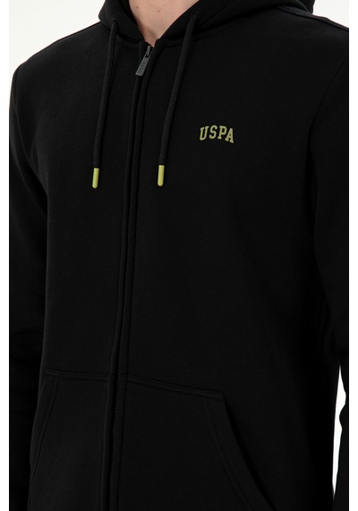 U.S. Polo Assn. Erkek Siyah Şardonlu Örme Hırka 50293146-VR046
