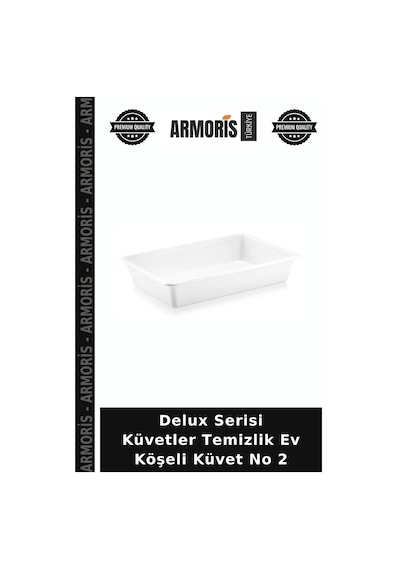 Delux Serisi Küvetler Temizlik Ev Köşeli Küvet No 2