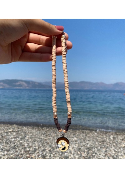 Paytak Moda Rick Renkli Fimo Boncuk Kolye Pytkfmb0nck380 Kahverengi
