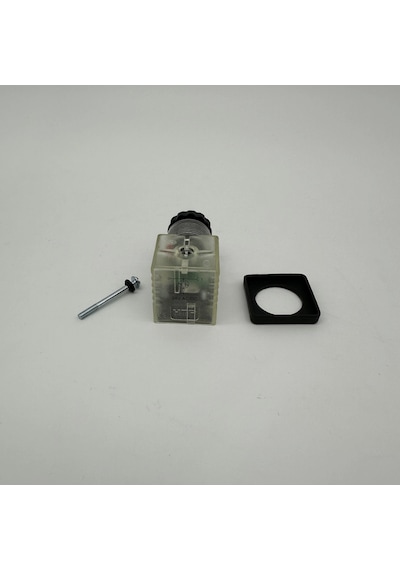 Pnömatik Valf Ventil Ledli Geniş Soket 18mm 24 Ac/dc
