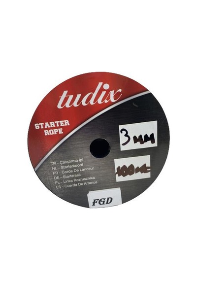 Fgd Motor Çekme Çalıştırma Starter İpi 3Mm 100 Metre