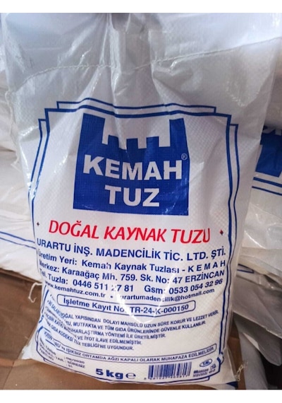Kemah Doğal Kaynak Tuzu 5 KG
