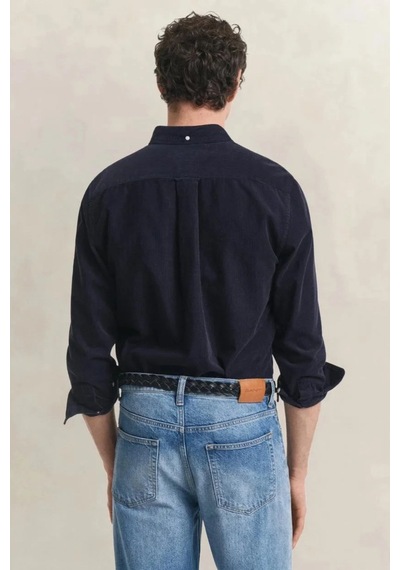 Gant Erkek Lacivert Regular Fit Düğmeli Gömlek-24674