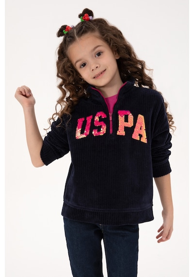 U.s. Polo Assn. Kız Çocuk Lacivert Sweatshirt 50318062-vr033 Lacıvert