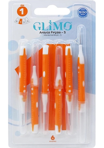 Glimo Arayüz Fırçası Small 6'lı