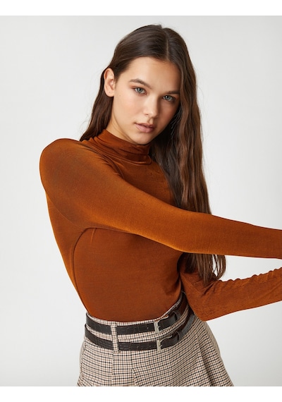 Koton Uzun Kollu Tişört Crop Yarım Balıkçı Yaka Basic Kahverengi 3sal10417ık 3SAL10417IK515 Kahve Koton Uzun Kollu Tişört Crop Yarım Balıkçı Yaka Basic Kahverengi 3sal10417ık 3SAL10417IK515 Kahve