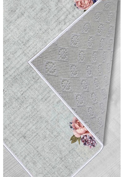 Rovigo Home Dijital Baskı Yıkanabilir Kaymaz Taban Salon Halısı RVG0004-SD428 Çok Renkli