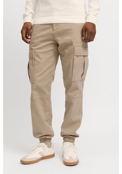 Jack & Jones Erkek Jpstkane Rahat Kalıp Kargo Pantolon 12268261 Bej Bej