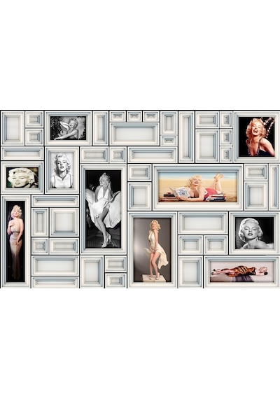 3 Boyutlu Marilyn Monroe Duvar Kağıdı (361196393)