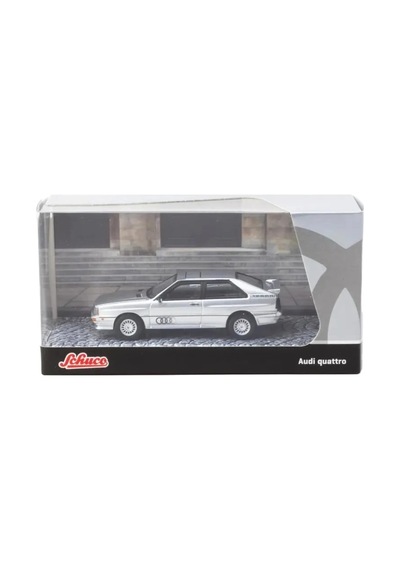 Gumus 1/64 Olcek Audi Quattro Diecast Model Araba - Schuco X Eco Lounge Isbirligi Bx-313344